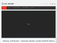 Tablet Screenshot of jlb-soulier.com